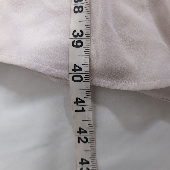 H&M Blush Pink Maxi Skirt with Side Slit, Size 4 - Picture 7 of 7